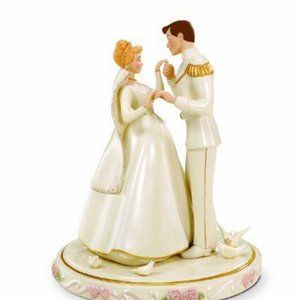 Lenox Cinderella & Prince Wedding Cake Topper NEW
